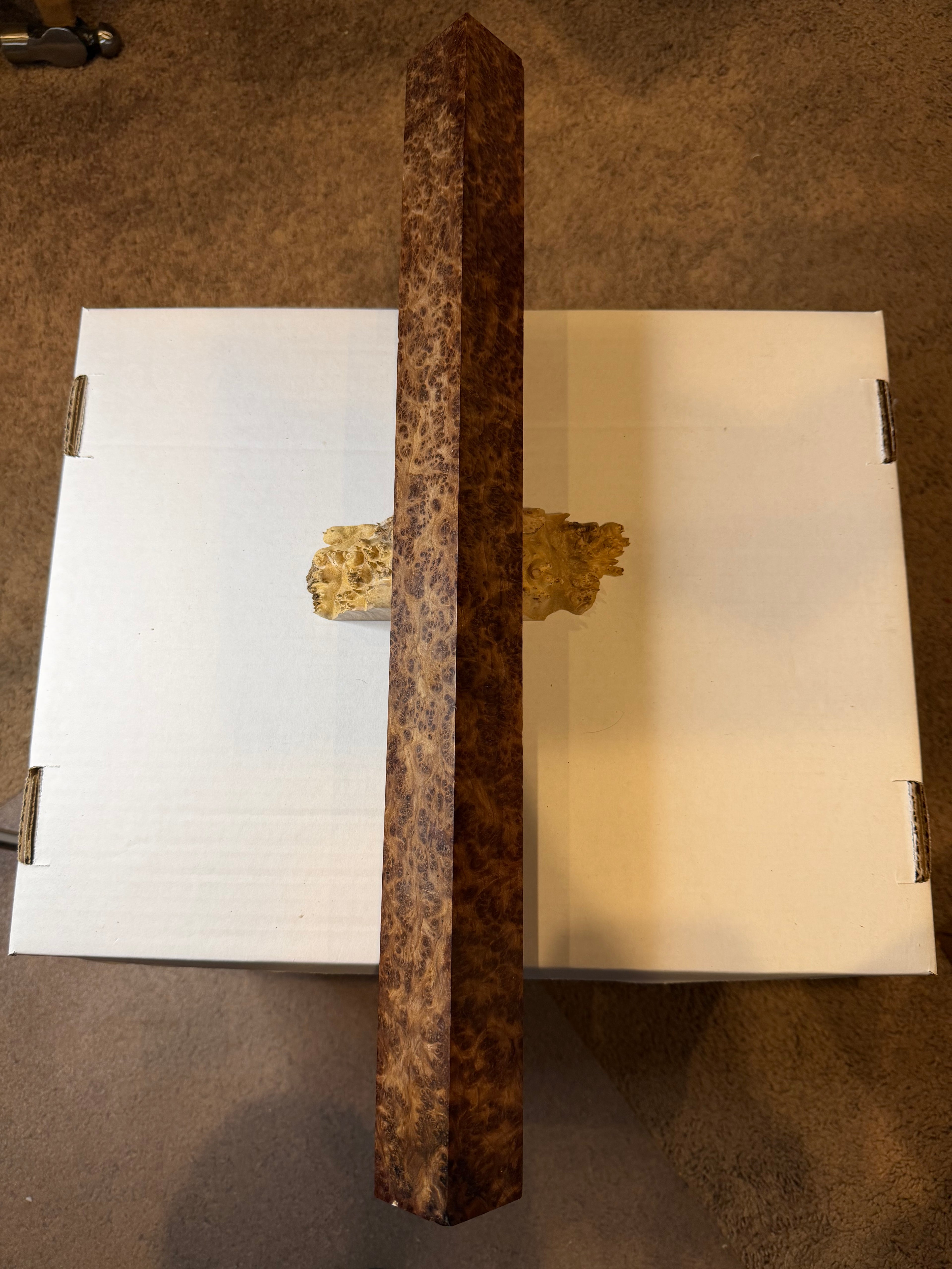 Redwood Burl Cue| #0218