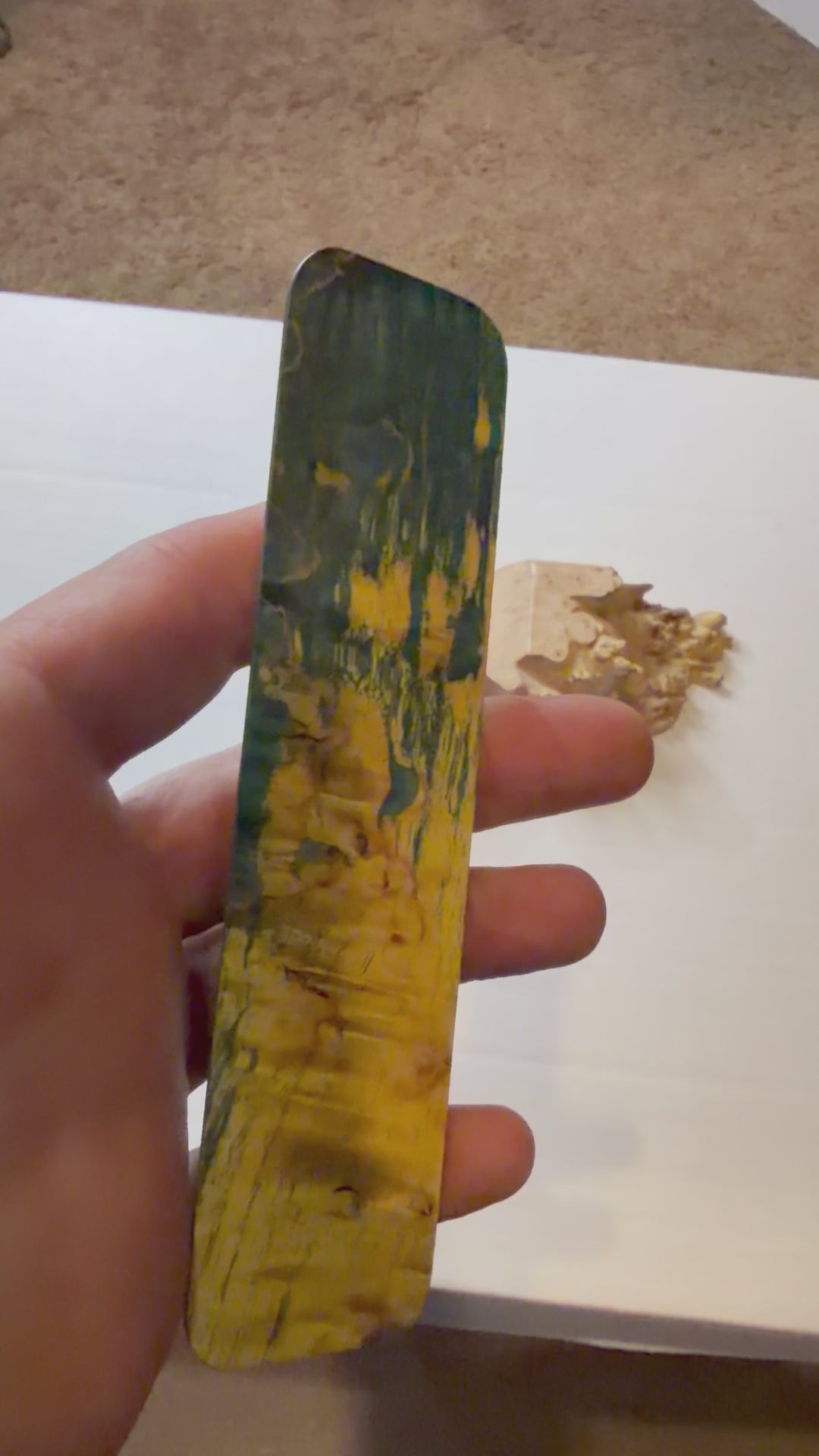 Dyed Karelian Birch Bookmark | #BM104